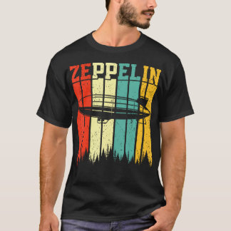 Camiseta Retro Zeppelin 70s 80s Dirigible Airship Zepelin Z