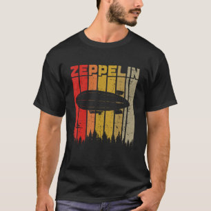 Camiseta Retro Zeppelin 70s 80s Dirigible Airship Zepelin Z