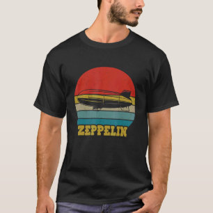 Camiseta Retro Zeppelin Aeronave Blimp 70s 3