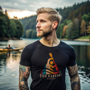 Camiseta Retro Zion Narrows Kayaking