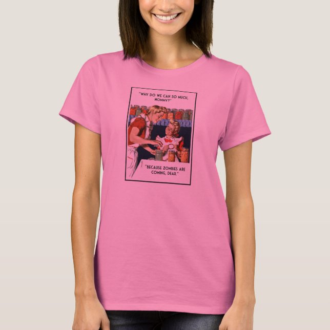 Camiseta retro zombi (Anverso)