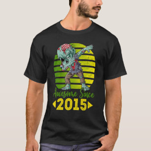 Camiseta Retro Zombie Dabbing Impresionante desde 2015 7th