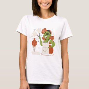 Camiseta Retro Zombie Housewife Dusting