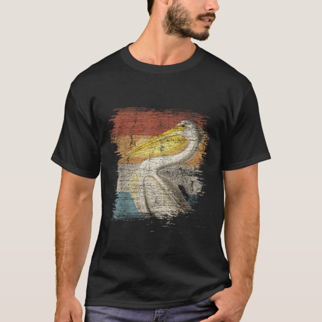 Camiseta Retro Zookeeper Regalos Pelican T Shirt (Anverso)