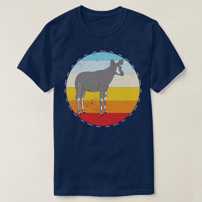 Camiseta Retro zoológico de fauna salvaje africano Safari O (Diseño del anverso)