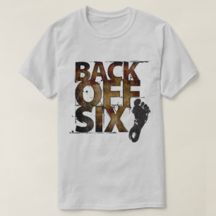 Camiseta Retroceder 6 Pies - Negrita Leyendo hacia atrás 6