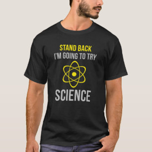 Camiseta Retroceder, voy a probar la ciencia