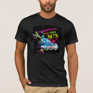 Camiseta Retroceso a la zapatilla de deporte del neón de