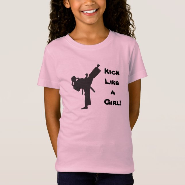 Camiseta Retroceso como un karate del Taekwondo de los (Anverso)