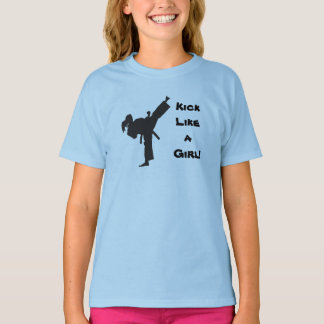 Camiseta Retroceso como una cola de caballo del Taekwondo