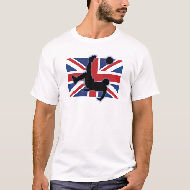 Camiseta Retroceso de bicicleta BRITÁNICO de Inglaterra (Anverso)