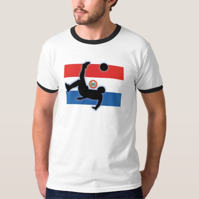 Camiseta Retroceso de bicicleta de Paraguay (Anverso)