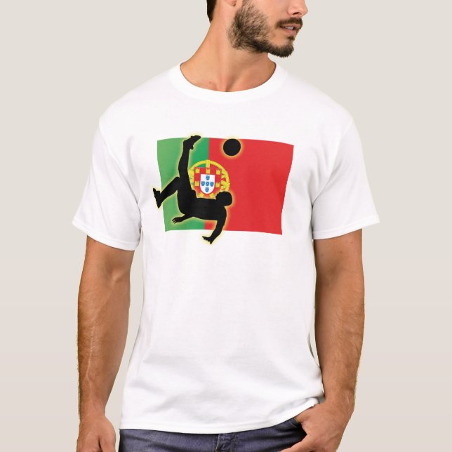 Camiseta Retroceso de bicicleta de Portugal (Anverso)