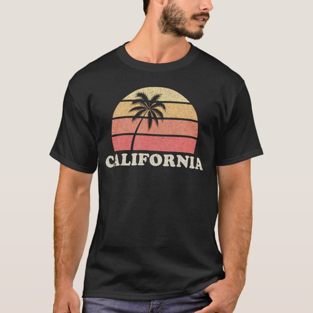 Camiseta Retroceso de los 70 años de California (Anverso)