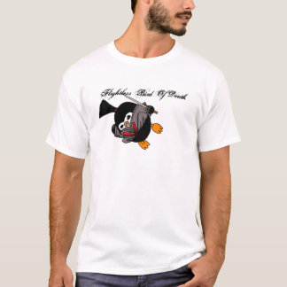 Camiseta Retroceso del dragón del pingüino de Ninja