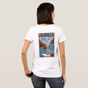 Camiseta retroceso delantero de arco blanco