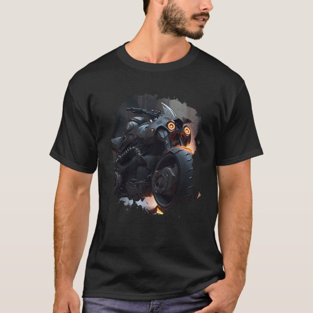 Camiseta Retroceso Poderoso viaje en la oscuridad a una aut (Anverso)