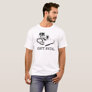 Camiseta Retroexcavadora linda divertida picadora del
