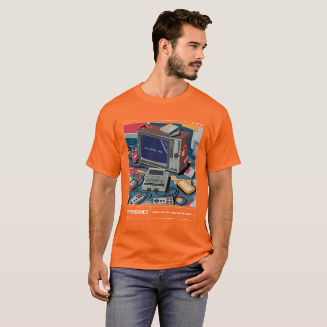 Camiseta Retrogamer (Anverso completo)