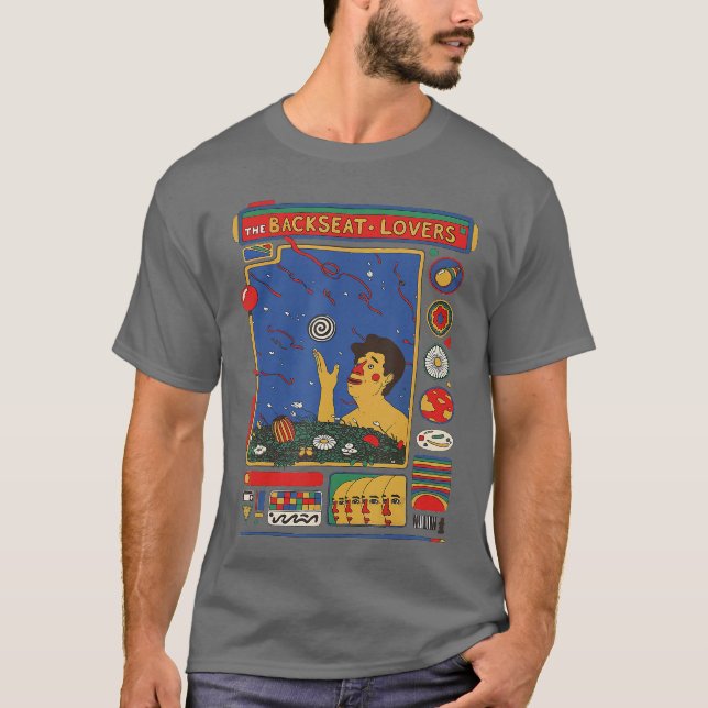 Camiseta Retrohe Backseat Lovers Waiting to Spill Love Musi (Anverso)