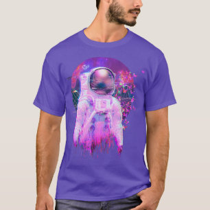 Camiseta Retroonda de onda sinthwave de la mariposa de la o