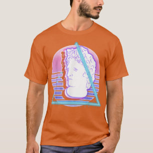 Camiseta Retroonda estética de la estatua griega de Vaporwa