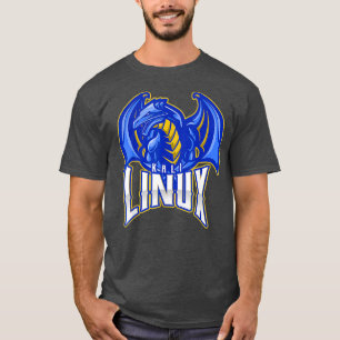Camiseta Retropista del diseño de Kali Linu con Dragon