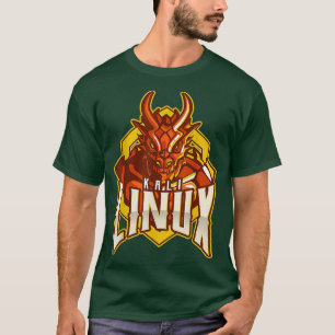 Camiseta Retropista del diseño de Kali Linu con Dragon