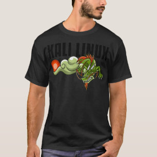 Camiseta Retropista del diseño de Kali Linu con Dragon