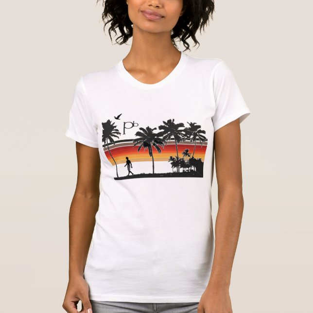 Camiseta RetroSunsetBeach (Anverso)