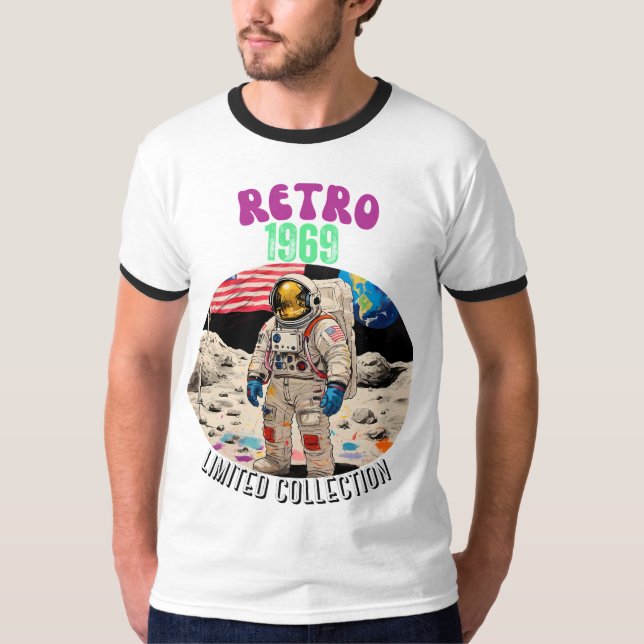 CAMISETA RETROVISIÓN RETRO - RETRO DE 1969 (COLECCIÓN LIMIT (Anverso)