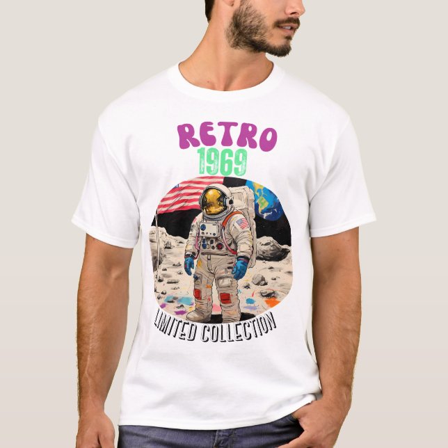 CAMISETA RETROVISIÓN RETRO - RETRO DE 1969 (COLECCIÓN LIMIT (Anverso)