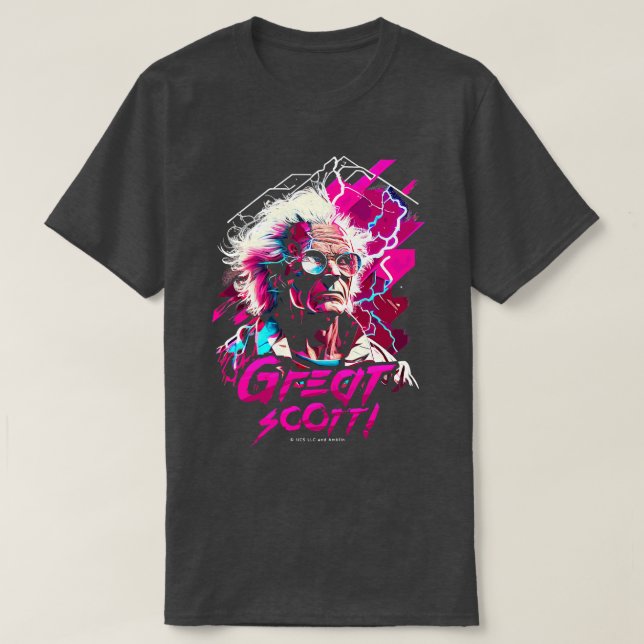 Camiseta Retrowave Great Scott (Diseño del anverso)