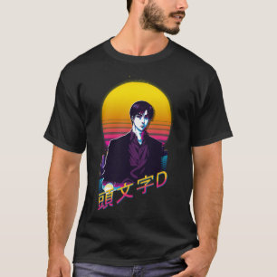 Camiseta Retrowave inicial D Ryosuke Takahashi