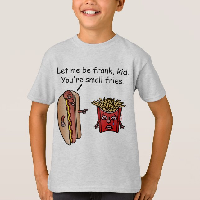 Camiseta Retruécano divertido de la comida de las patatas (Anverso)