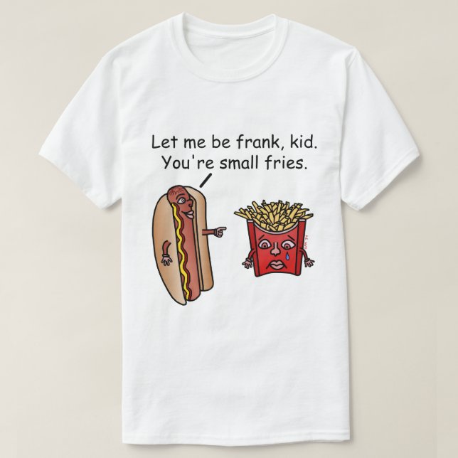 Camiseta Retruécano divertido de la comida de las patatas (Diseño del anverso)