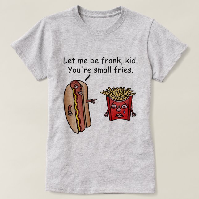 Camiseta Retruécano divertido de la comida de las patatas (Diseño del anverso)