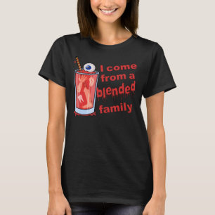 Camiseta Retruécano mezclado divertido de la familia