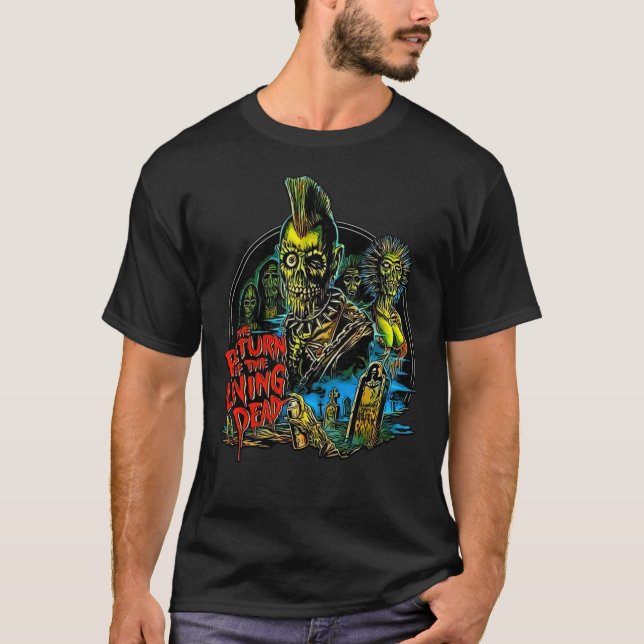 Camiseta Return of the Living Dead Tarman Poster Art Classi (Anverso)