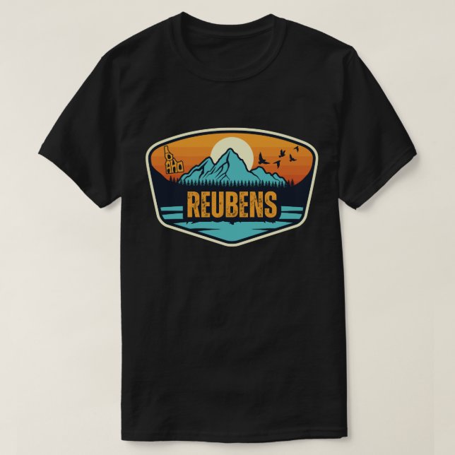Camiseta Reubens, Idaho (Diseño del anverso)