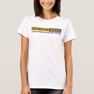Camiseta reumatoide de la enfermedad