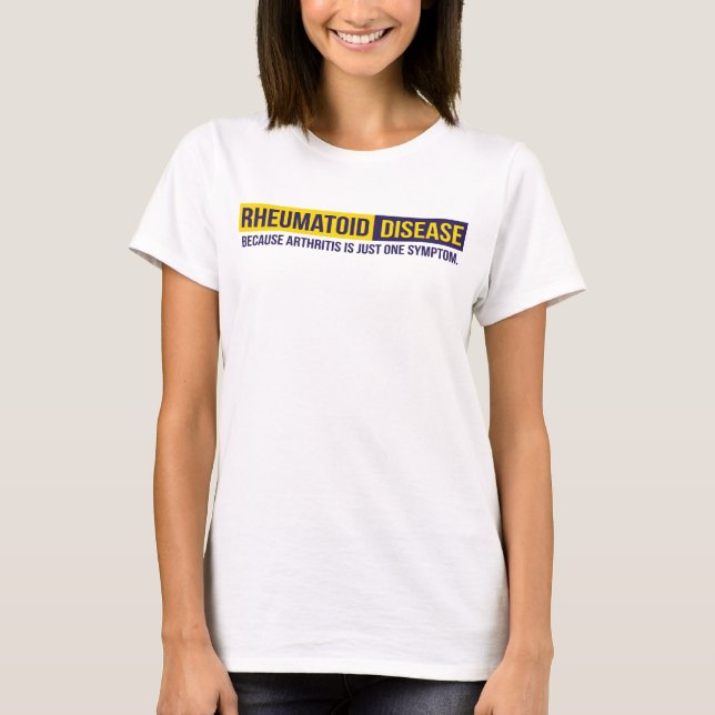 Camiseta reumatoide de la enfermedad (Anverso)
