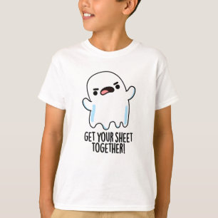 Camiseta Reúna tu hoja con un divertido juego de palabras