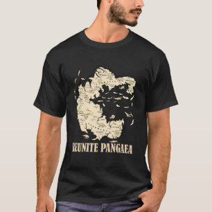 Camiseta Reúne Pangaea World Map History Divertido Geology 