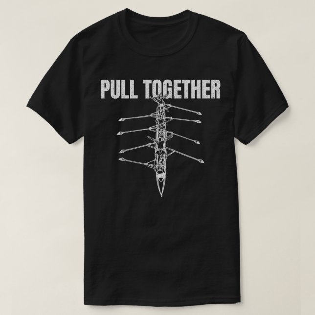 Camiseta Reúne Rower Rowing Club Bote Sport Scull R (Diseño del anverso)