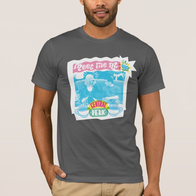 Camiseta Reúnete conmigo en Central Perk Neon Graphic (Anverso)