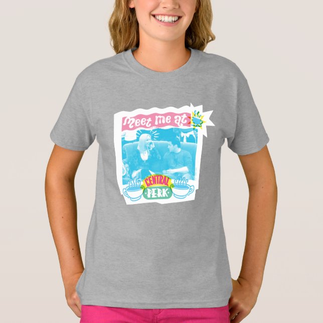 Camiseta Reúnete conmigo en Central Perk Neon Graphic (Anverso)