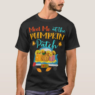 Camiseta Reúnete conmigo en el otoño del parche de la calab
