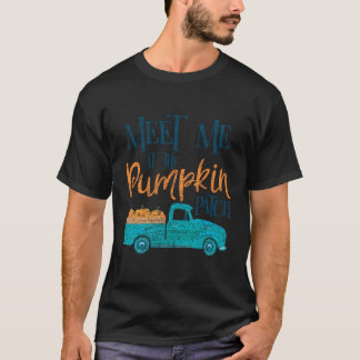 Camiseta Reúnete conmigo en el parche de calabaza