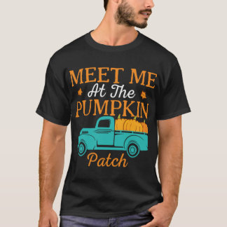 Camiseta Reúnete conmigo en el parche de calabaza - Reúnete
